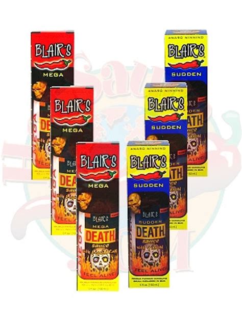 Blair's Mega Death Sauce Six Pack .